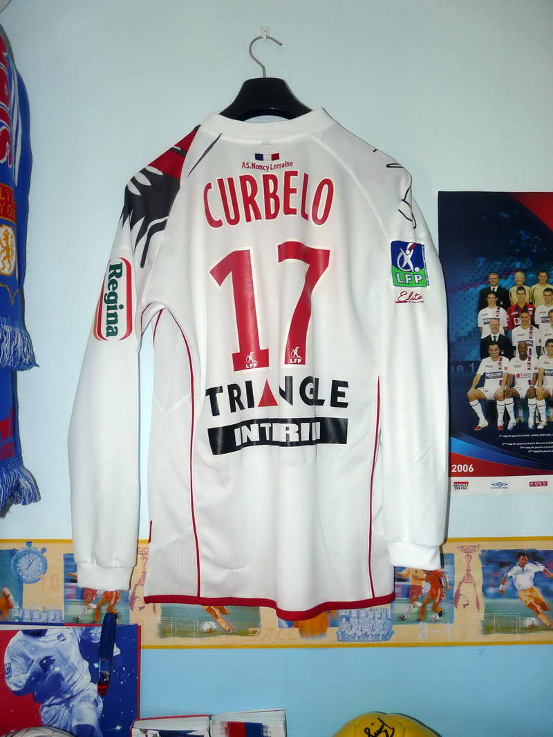 maillot nancy port curbello 2007   2008 dos